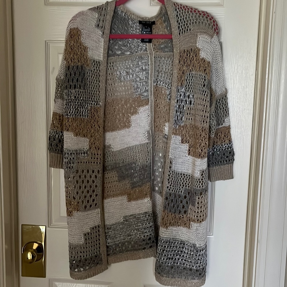 NIC + ZOE CROCHET CARDIGAN
